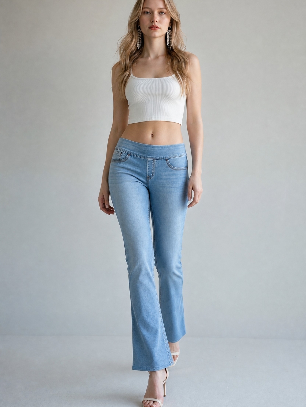 NEW Style & Co. Light Blue Boot Leg Jeans